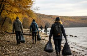 Курганцы вышли на масштабный осенний субботник ...